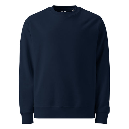 Sweatshirt Voltz Bleu marine minimaliste brodé