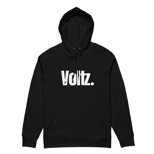 Sweat à capuche noir Voltz