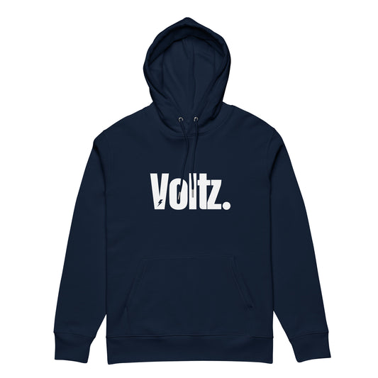 Sweat à capuche bleu Voltz